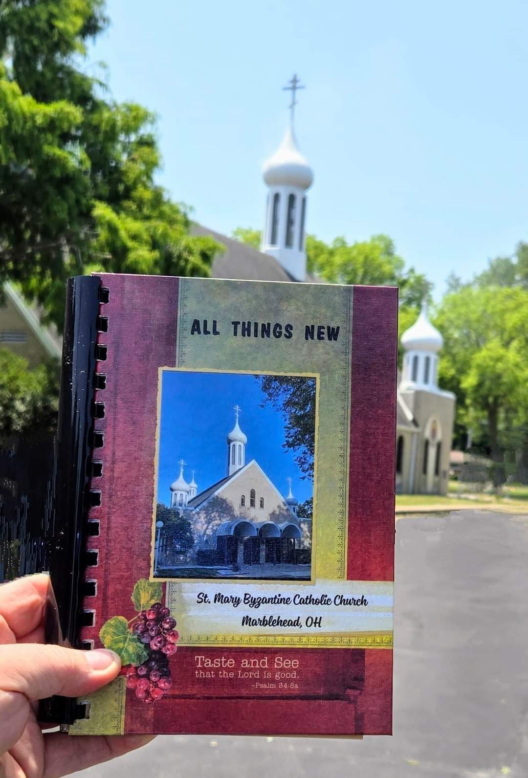 Marblehead cookbook to support work on St. Mary Byzantine Catholic Church