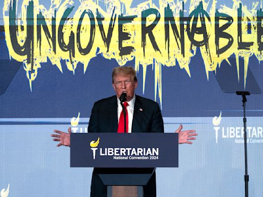 Trump tries to spin Libertarian Convention as success after being booed and jeered by crowd: Live