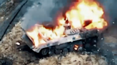 Ukrainian defenders destroy 3 Russian BMP-2 infantry fighting vehicles