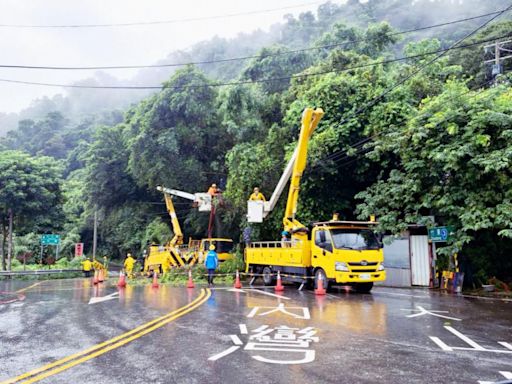 凱米颱風重創新竹山區 台電新竹區處增派人力搶修力拼今日全面復電 | 蕃新聞