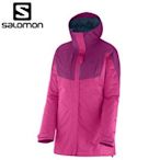 【集山庄】Salomon Cyclone Trekking Jacket GTX 防風防水保暖外套 女 雛菊粉/紫