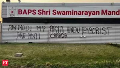 Canada: Another Hindu temple vandalised, MP calls for action - The Economic Times