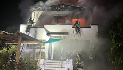 Mother, daughter rescued from St. Pete house fire after being trapped in backyard: SPFR