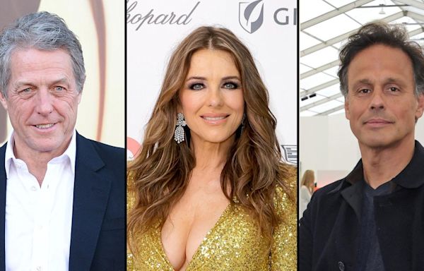 Elizabeth Hurley’s Exes Hugh Grant, Arun Nayar Support Her Premiere