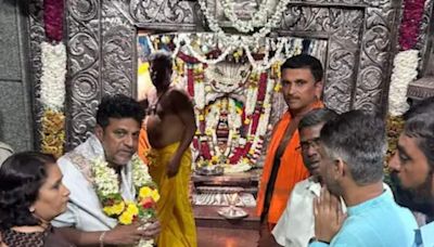 Shiva Rajkumar Seeks Blessings At Belagavi's Saundatti Yellamma Temple - News18
