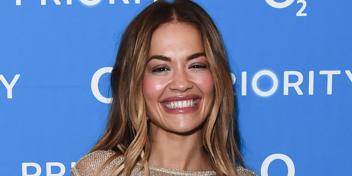 Rita Ora's Latest Naked Dress Is Basically Just Gold Netting