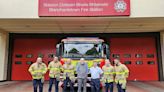 Former Dublin firefighter celebrates 80th birthday with crew from his old station