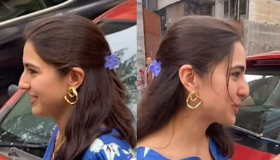 Sara Ali Khan Looks Like A Doll In Blue Dress. See For Yourself - News18