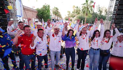Cierran campaña candidatos de Fuerza y Corazón por México en Gómez Palacio