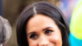 Meghan Markle Makes First Stylish Appearance In Months With A Sleeveless Tan Turtleneck Top And Matching Tube Skirt