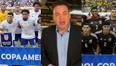 David Faitelson se burla de la eliminación de México y Estados Unidos de la Copa América