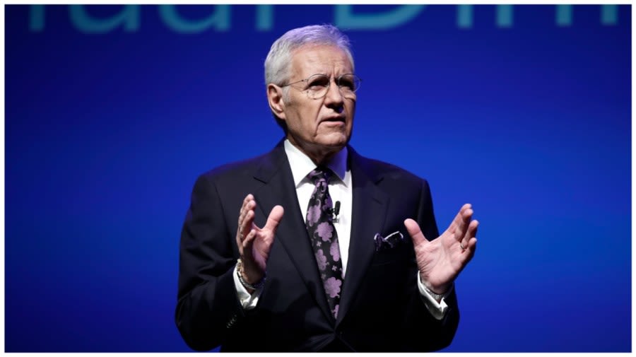 Alex Trebek honored with postage stamp