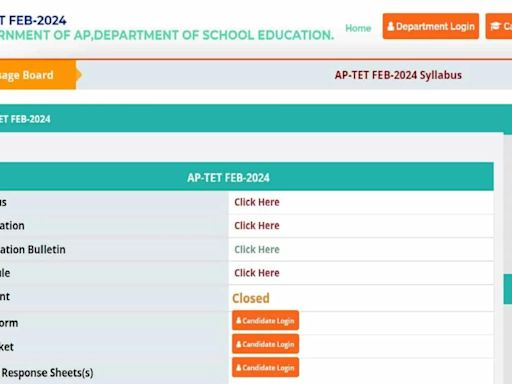 AP TET Results 2024 Out: Check and download your Manabadi AP TET scorecard at aptet.apcfss.in