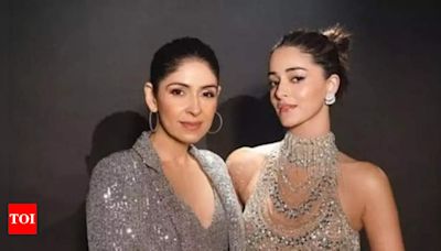 Ananya Panday reveals mom Bhavana's superstitions; Says, ' She puts two black dots behind my ear’ | Hindi Movie News - Times of India