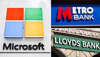 Full list of banks impacted by the Microsoft outage as share prices plummet