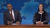 Caitlin Clark Roasts Michael Che for Past Jokes About Women's Sports in SNL Weekend Update Appearance