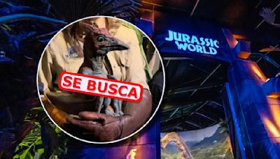 Cuando despertó, el dinosaurio ya no estaba allí: esto se sabe de robo en expo Jurassic World en Perisur