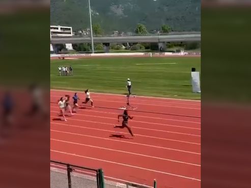 La atleta de 14 años que arrasa en la velocidad: bate récords sub 20 y gana a chicos