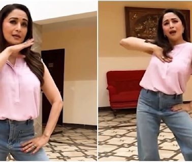 WATCH: Madhuri Dixit gives Marathi twist to Pushpa 2 song; fans are in love with her dance moves