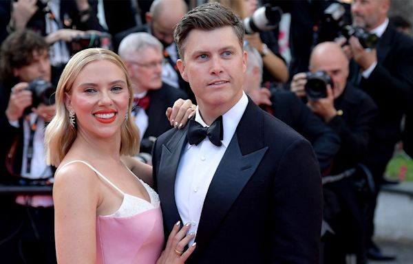 Scarlett Johansson jokes that prenup requires husband Colin Jost to appear in all her films