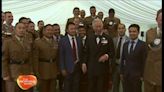 Prince Harry salutes Gurkhas