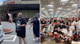 Wife Plans Surprise Birthday Party for Husband at Costco — But He Doesn't Realize Everyone Is There for Him (Exclusive)