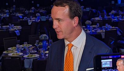 Peyton Manning wins Community Enrichment Award, eager to see 'great competition' for Broncos at quarterback