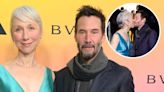 Keanu Reeves and Girlfriend Alexandra Grant Share Sweet Kiss During Rare Date Night