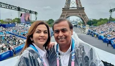 Nita and Mukesh Ambani Attend Paris Olympics 2024 Opening Ceremony: See Photo - News18