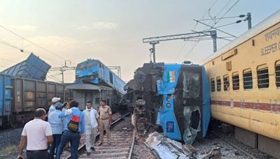Goods trains collide in Punjab's Srihind, 2 loco pilots injured