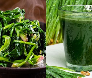 吃一大盤炒菠菜，男子終身洗腎！吃地瓜葉、喝精力湯也有危險嗎？