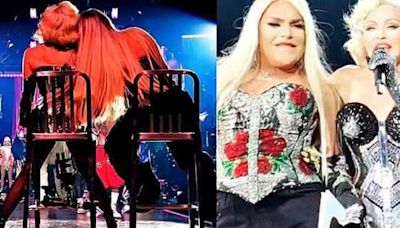 WENDY GUEVARA COMPARTE ESCENARIO CON MADONNA