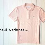 【LA男生館】【LACOSTE鱷魚LOGO貼布網眼POLO衫】【LA004A6】SLIM FIT(S-M-L)