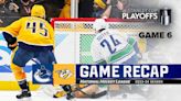 Suter scores late, Canucks eliminate Predators with shutout in Game 6 | NHL.com