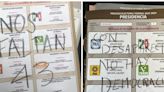 Protesta llega a las urnas: Ciudadanos utilizan boletas electorales para visibilizar desapariciones en México