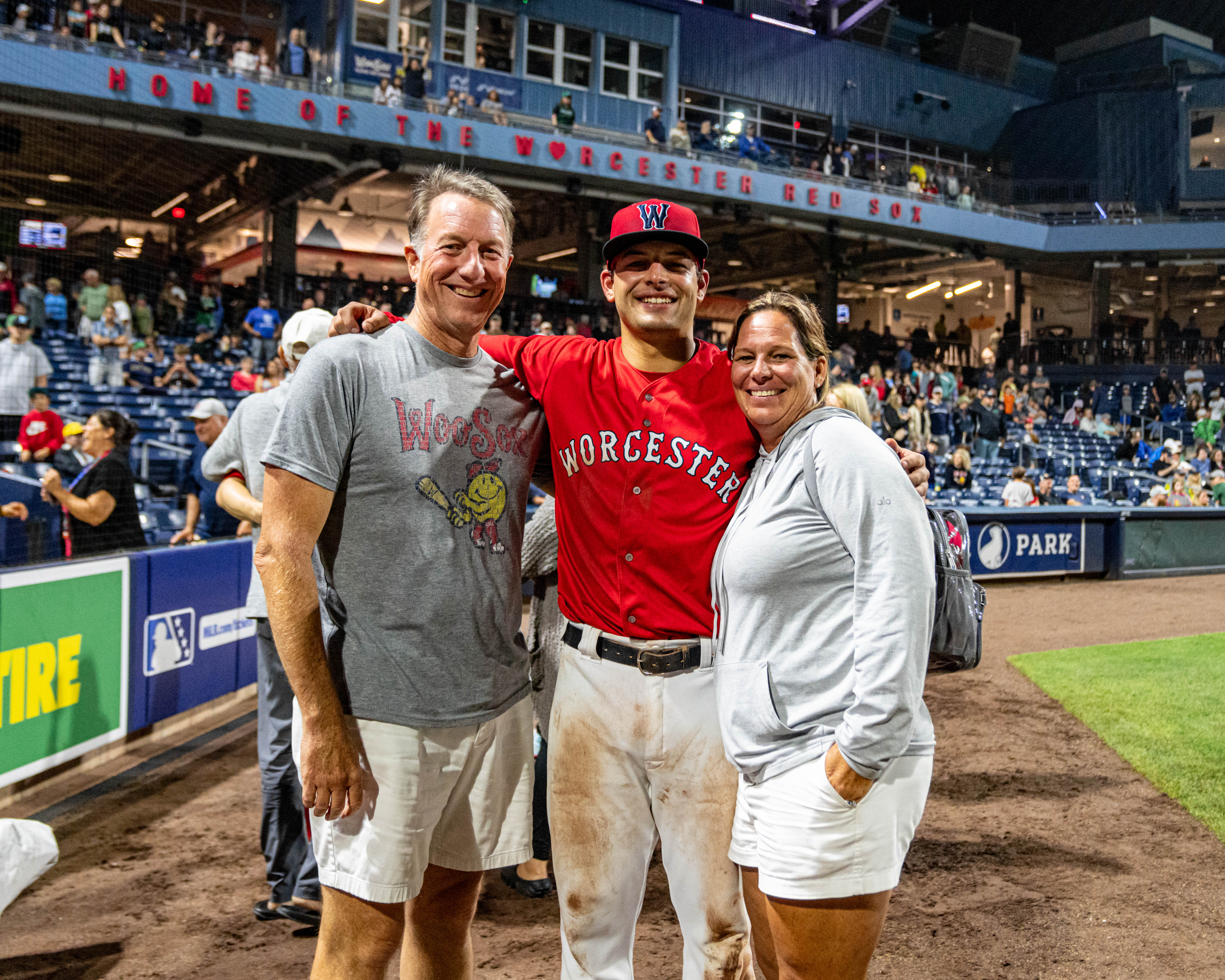 'I'm a mama's boy': Red Sox prospect Nick Yorke relishes his mom's first visit to Worcester