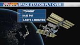 You can view the International Space Station if you look up at the right time tonight.
