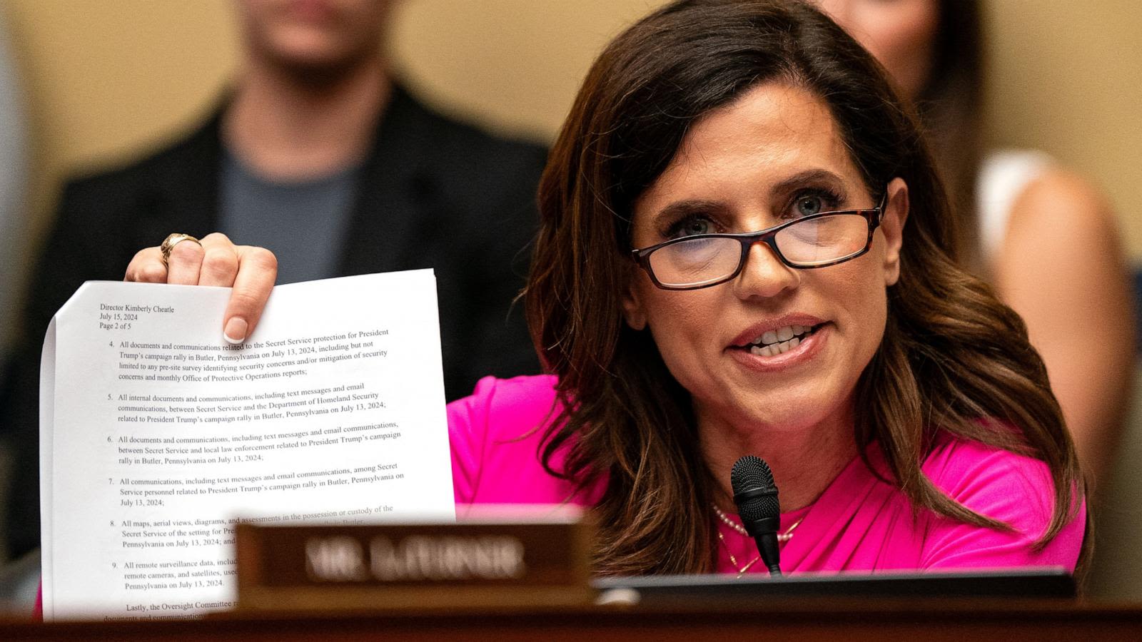 GOP Rep. Nancy Mace to force a full House vote to impeach Secret Service Director Cheatle