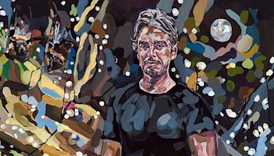 Portrait of John Ibrahim is a finalist in the Archibald Prize 2024