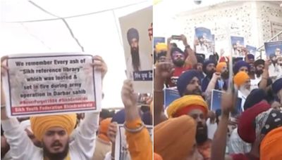 Operation Bluestar anniversary: Pro-Khalistan slogans raised at Golden Temple