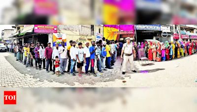 Voter queues give a clear picture on UT’s rural-urban divide | Chandigarh News - Times of India