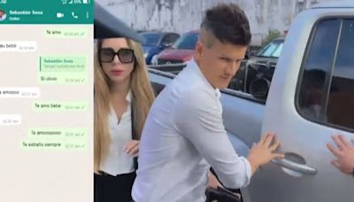 Difunden los chats que Sebastián Sosa le envió a su esposa desde el hotel