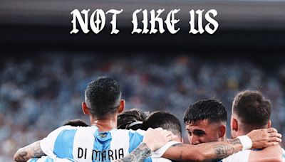Argentina parece burlarse del rapero Drake tras su victoria ante Canadá en la Copa América
