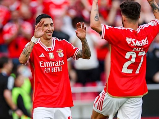 Ángel Di María marcó un gol en el triunfo de Benfica: ¿Será el último en Portugal?