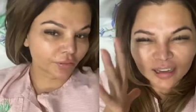 Rakhi Sawant gives health update from hospital; tumor surgery to take place soon