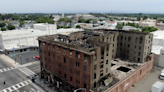 See drone flyover of burned Hotel Marysville, forcing Highway 70 closure