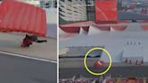 National Day Parade: Red Lion parachutist stretchered off after landing