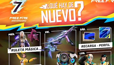 Aquí los eventos de la agenda semanal de Free Fire para hoy hasta el 2 de julio de 2024