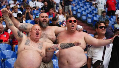 England fans are seen as knuckle-dragging idiots – reality in Germany is very different