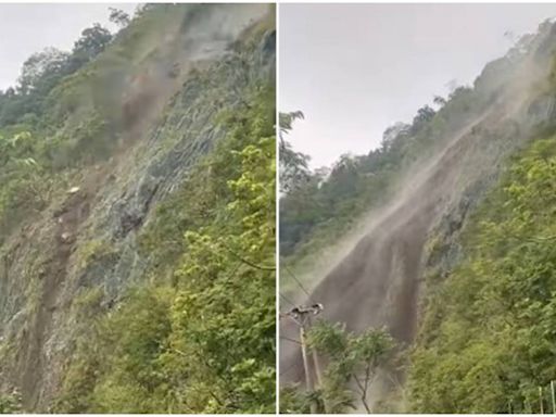 北台灣午後防雷雨！一圖示警「不穩定區影響」 藤枝遊樂區土石崩塌畫面曝